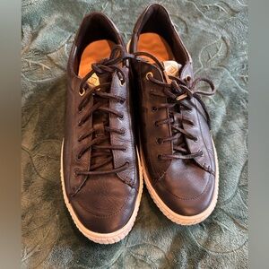 Women’s Black Leather Sneakers